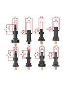 Пенообразователь под воду, объем 1 литр, 8 соединительных переходников - Фото 13