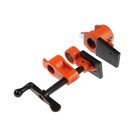 УЦЕНКА Струбцина трубная ТУНДРА, резиновые накладки, 3/4" - Фото 1