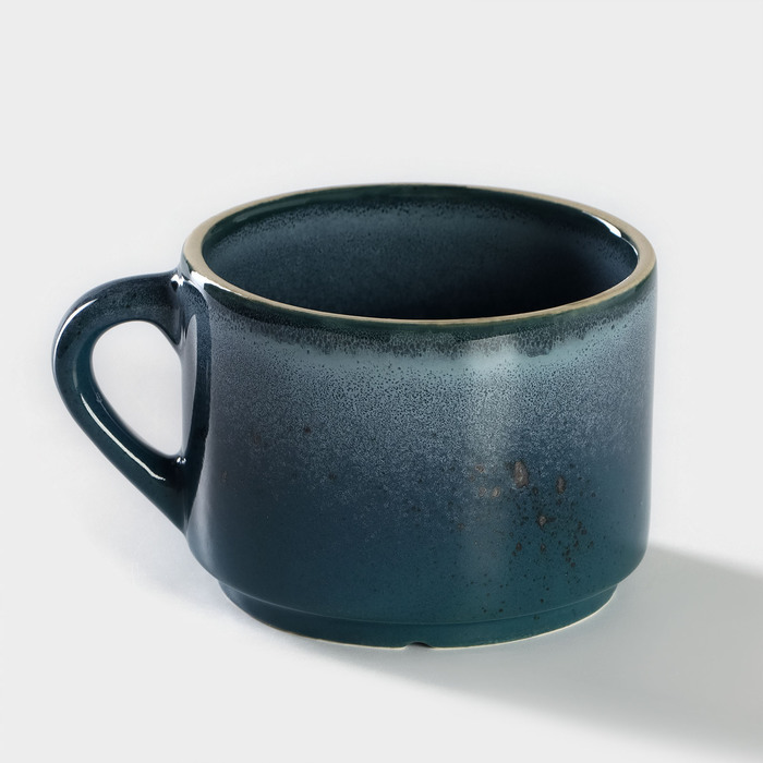 Чашка чайная Blu reattivo, 350 мл, фарфор - фото 1908694689