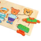 Конструктор-персонаж «Семья бурых медведей» - Фото 3