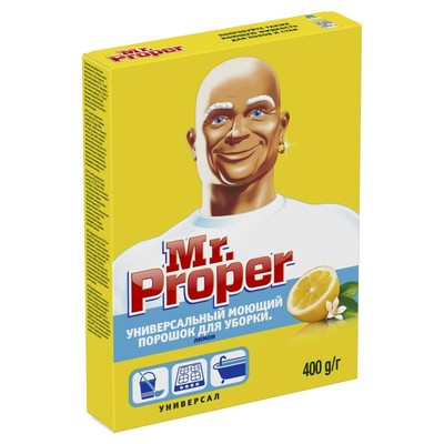 Средство для мытья полов Mr.Proper «Лимон», порошок, 400 г