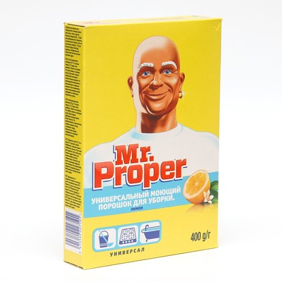 Средство для мытья полов Mr.Proper «Лимон», порошок, 400 г