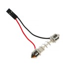 Автолампа светодиодная Cartage, 12 В, 24 SMD, свет белый, два переходника в комплекте 5464518 - фото 13971869