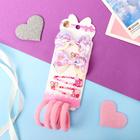 Набор для волос «Марта», 4 резинки, 2 зажима, 2 невидимки, единорожки, розовый 5503143