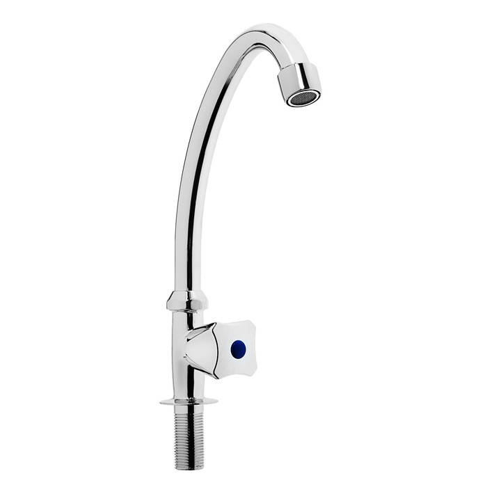 Моносмеситель ZEIN Z85, кран-букса 1/2, без подводки, хром