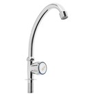 Моносмеситель ZEIN Z1038, кран-букса пластик 1/2" резина, без подводки, хром - Фото 3