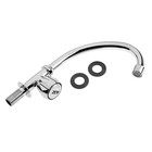 Моносмеситель ZEIN Z1038, кран-букса пластик 1/2" резина, без подводки, хром - Фото 8