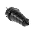 Вилка прямая, 16 А, 220 В, IP44, с заземлением, каучук, чёрная - Фото 2