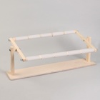 Пяльцы-рамка для вышивания, 30×50 см, с подставкой, цвет светлое дерево - Фото 3