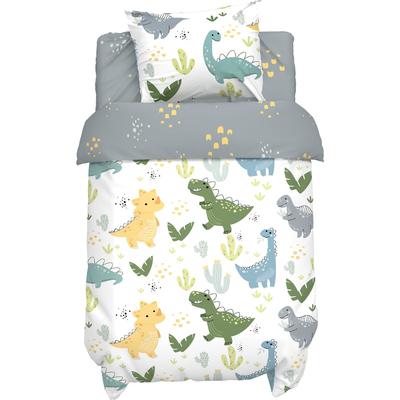Постельное бельё детское Крошка Я «Little dino», 112×147 см, 60×120+20 см, 40×60 см