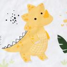 Постельное бельё детское Крошка Я «Little dino», 112×147 см, 60×120+20 см, 40×60 см - Фото 4
