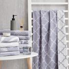 Полотенце махровое Этель Ornament серый, 70×130 см, 100% хл, велюр, 420 г/м² - фото 61536494