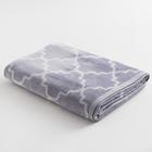 Полотенце махровое Этель Ornament серый, 70×130 см, 100% хл, велюр, 420 г/м² - фото 61536495