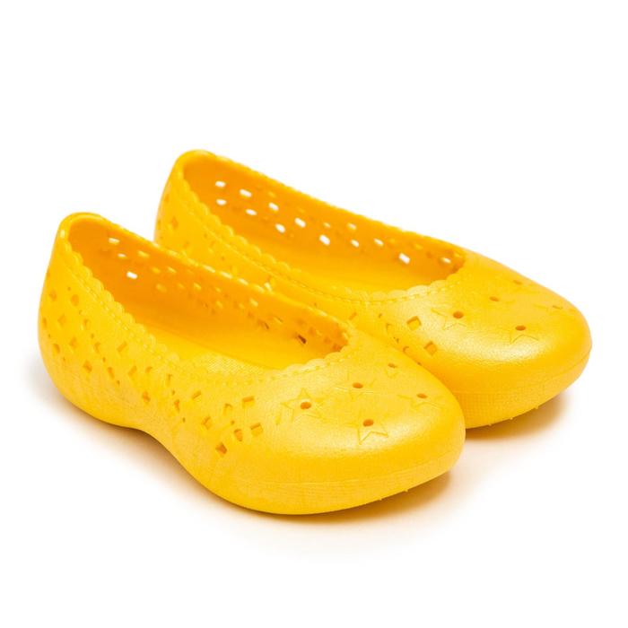 Аквашузы детские, цвет жёлтый, размер 24 - Фото 1