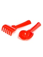 Набор игрушек для песочницы, 7 предметов: ведро, ситечко, совок, грабельки, формочки, лейка, МИКС - Фото 12