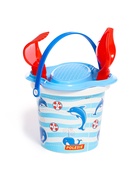 Набор игрушек для песочницы, 7 предметов: ведро, ситечко, совок, грабельки, формочки, лейка, МИКС - Фото 13
