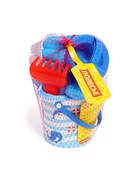 Набор игрушек для песочницы, 7 предметов: ведро, ситечко, совок, грабельки, формочки, лейка, МИКС - Фото 14