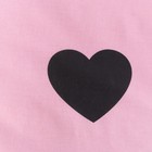 Постельное белье Этель 1.5 сп Pink heart 143*215 см,150*214 см, 70*70 см 2 шт - Фото 3