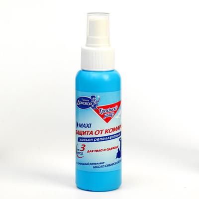 Лосьон репеллентный «Домовой» Тройной удар, спрей, флакон, 100 мл