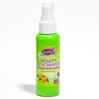 Лосьон репеллентный от комаров«Домовой» Био Family, спрей, флакон, 100 мл