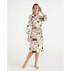 Халат женский Этель «Девичник» рукав 3/4, размер 42-44, вафля 200 г/м², 100% хлопок - Фото 2