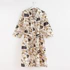 Халат женский Этель «Девичник» рукав 3/4, размер 42-44, вафля 200 г/м², 100% хлопок - Фото 6