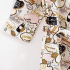 Халат женский Этель «Девичник» рукав 3/4, размер 42-44, вафля 200 г/м², 100% хлопок - Фото 8