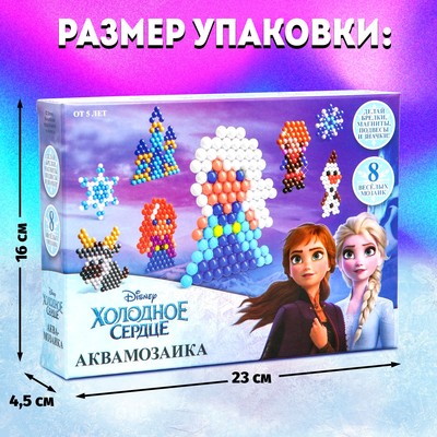 Аквамозаика «Сестры», Холодное сердце, 8 фигурок