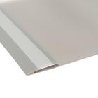 Папка-скоросшиватель Calligrata, А5, 180 мкм, серая с прозрачным верхом - Фото 4