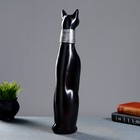 Фигура "Кошка Египетская окольцованная " черная/серебро 9х10х475см - Фото 3