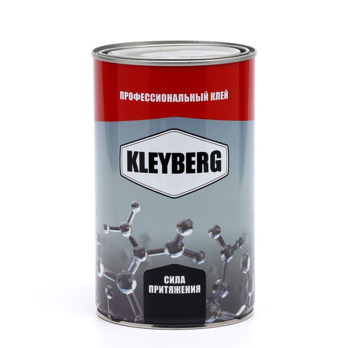 Клей KLEYBERG Проф П2К мебельный для пеноматериалов, ткани, кожи мет. канистра 1 л - Фото 1