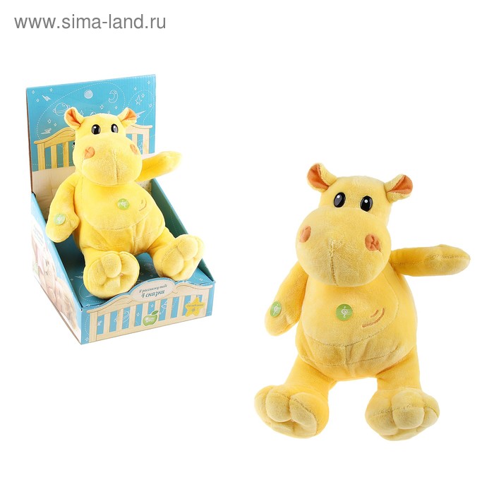 Интерактивная игрушка "Бегемот: Я расскажу тебе 4 сказки и спою колыбельную" - Фото 1