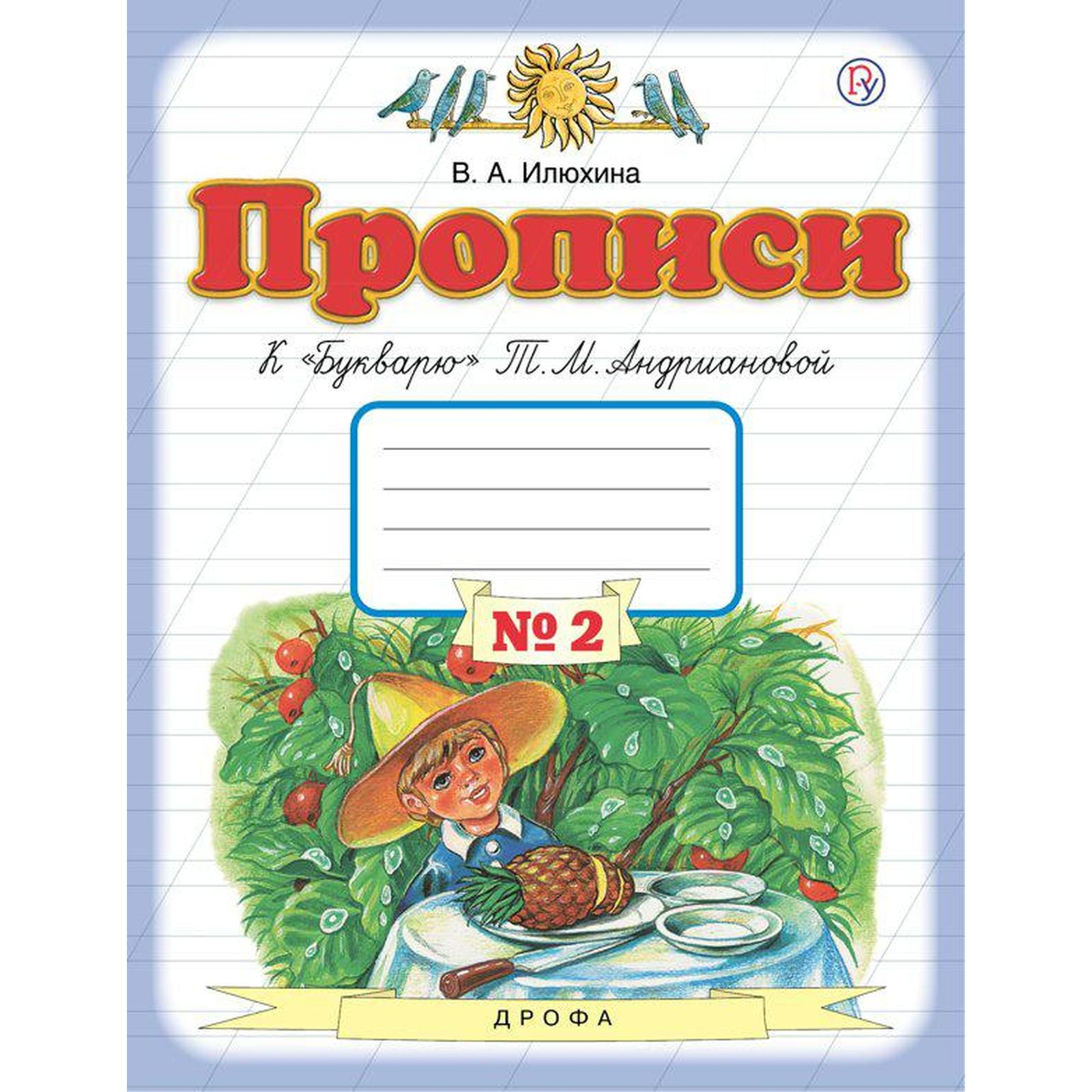 Пропись. ФГОС. Прописи к «Букварю» Андриановой Т. М 1 класс, №2. Илюхина В.  А. (6983233) - Купить по цене от 139.00 руб. | Интернет магазин SIMA-LAND.RU