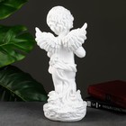 Фигура "Ангел с книгой" белый 16х16х34см - Фото 3