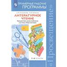 Программа. ФГОС. Литературное чтение. Предметная линия учебников системы «Перспектива» 1-4 класс. Климанова Л. Ф. - фото 109582290