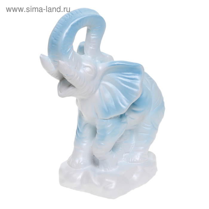 Фигура "Слон" голубой 21х12х26см - Фото 1