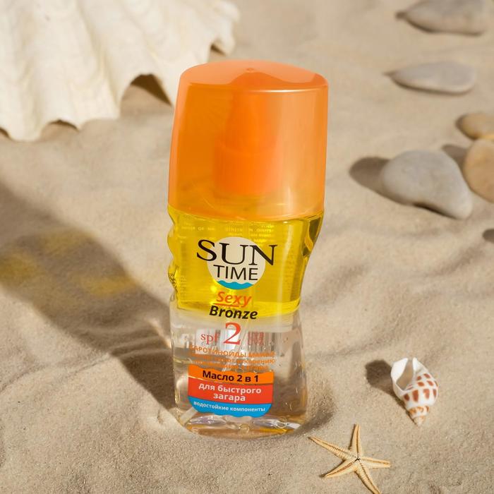 Масло 2 в 1 Биокон "Sexy Bronze" для быстрого загара SPF-2, 150 мл - Фото 1