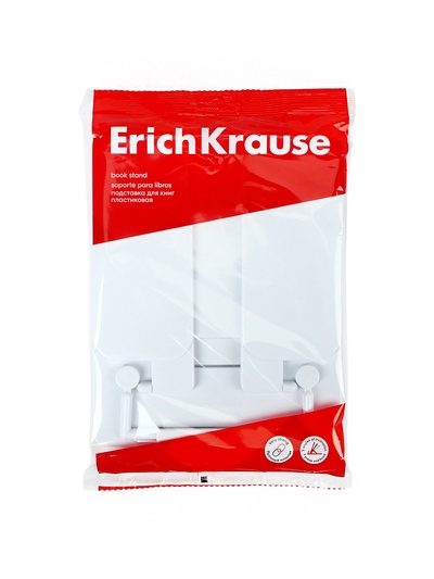 Подставка для книг, ErichKrause, пластиковая, белая