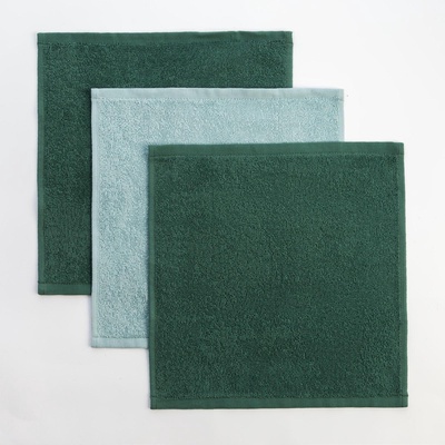Полотенца махровые «Этель» Present for you, 30×30 см - 3 шт., 100% хлопок, 340 г/м²