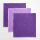 Набор махровых полотенец «Любимой мамочке» 30×30 см - 3 шт., 100% хлопок 340 г/м² - Фото 4