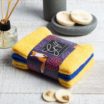 Салфетки махровые «Этель» Gift only for you, 3 шт., 30×30 см, хлопок 100%