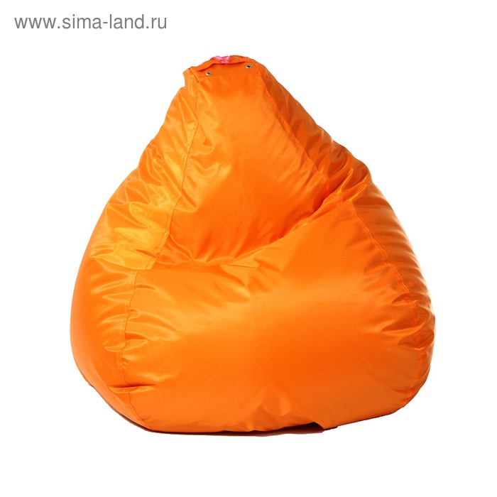 Кресло-мешок "Малыш", диаметр 70 см, высота 80 см, цвет оранжевый - Фото 1
