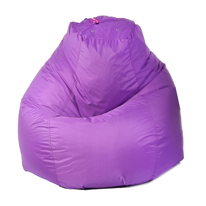 Кресло-мешок пятигранное, d82/h110, цвет фиолетовый