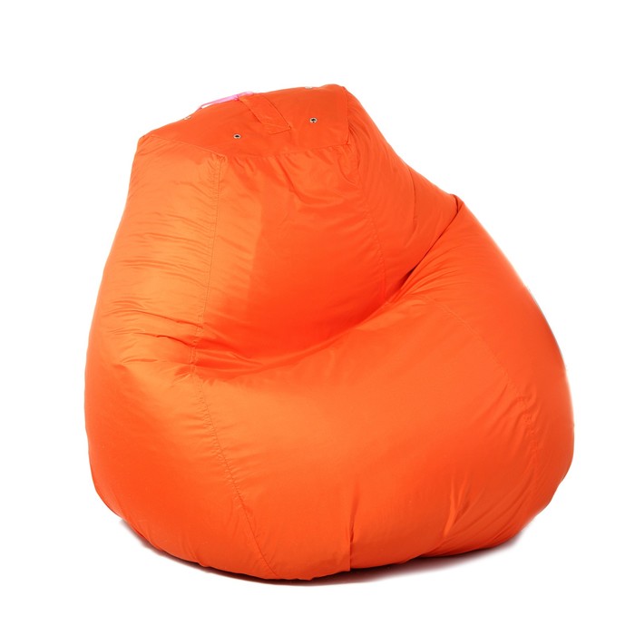Кресло-мешок пятигранное, d82/h110, цвет оранжевый