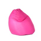 Кресло-мешок универсальное, d90/h120, цвет розовый - фото 290852092