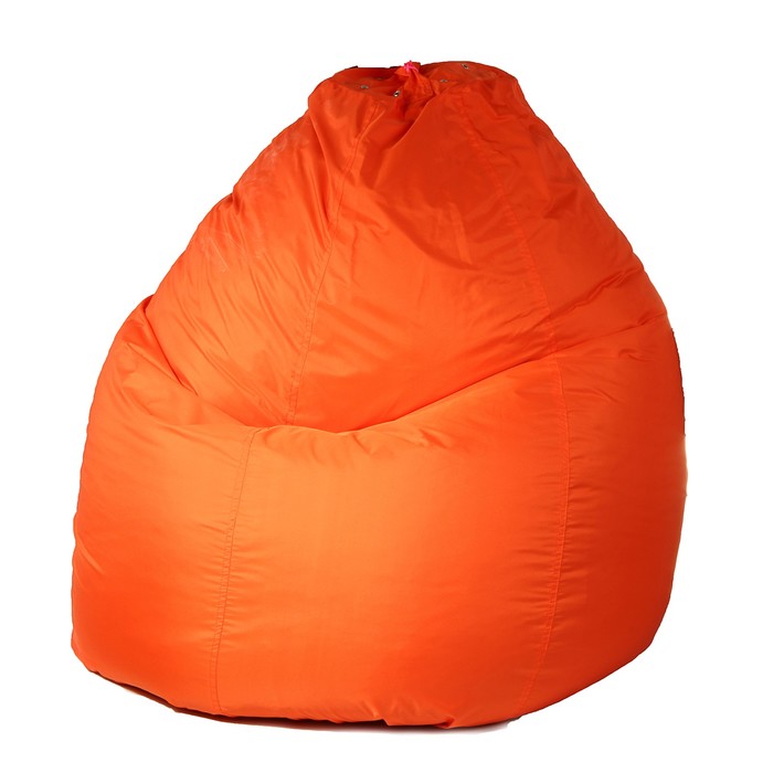 Кресло-мешок универсальное, d90/h120, цвет оранжевый