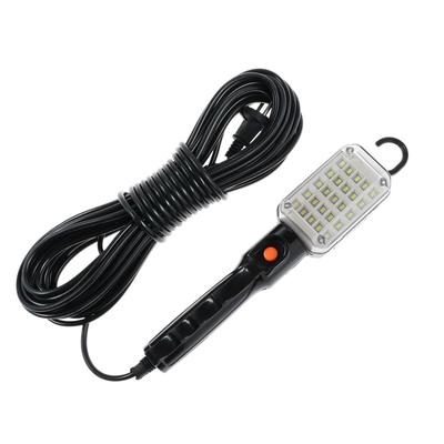 Светильник переносной светодиодн.Luazon Lighting с выключателем, 12 Вт, 25 LED, 15м, черный