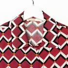 Комплект женский (рубашка, брюки) KAFTAN «Геометрия» р. 40-42, бордовый - Фото 8