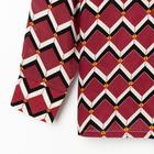 Комплект женский (рубашка, брюки) KAFTAN «Геометрия» р. 48-50, бордовый - Фото 9