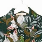 Комплект женский (рубашка, брюки) KAFTAN «Тропики» р. 48-50, зелёный - Фото 9